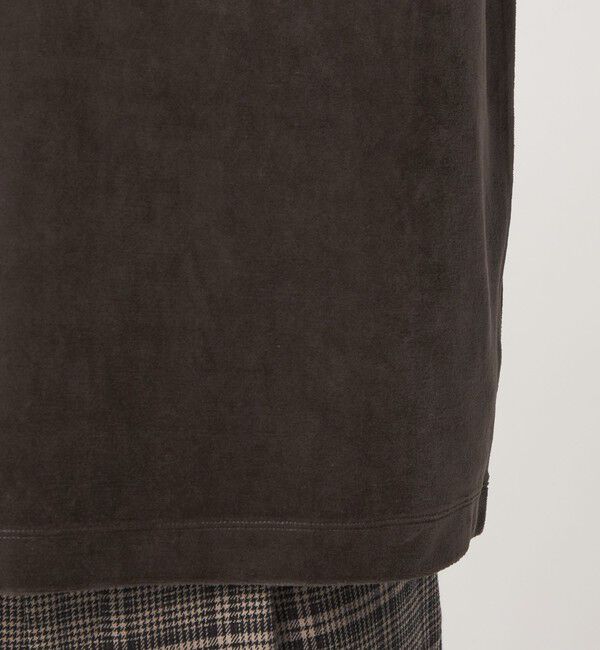 UNITED ARROWS green label relaxing「ベロア スキッパー 長袖 ポロシャツ」|Tシャツ・カットソー|
