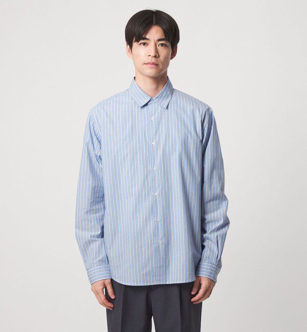 UNITED ARROWS green label relaxing「【WEB限定】JUST fit JAMES FABRC パターン 長袖 シャツ」|シャツ・ブラウス|