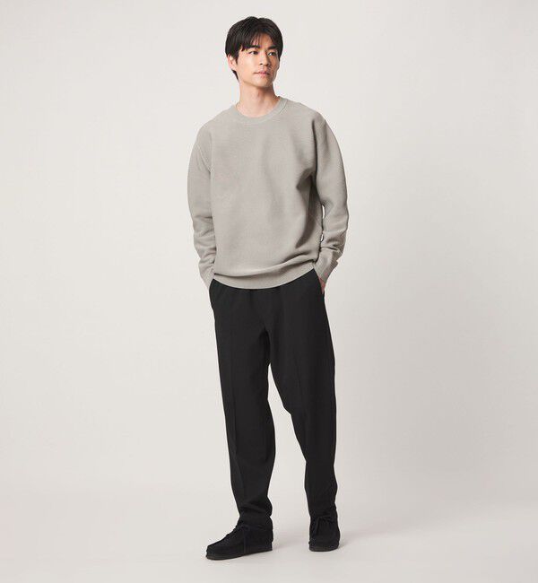 UNITED ARROWS green label relaxing「【WEB限定】ガーター編み クルーネック ニット」|ニット・セーター|