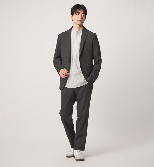 UNITED ARROWS green label relaxing「ウォッシャブル サージ ナロー ジャケット -２WAYストレッチ-」|テーラードジャケット|