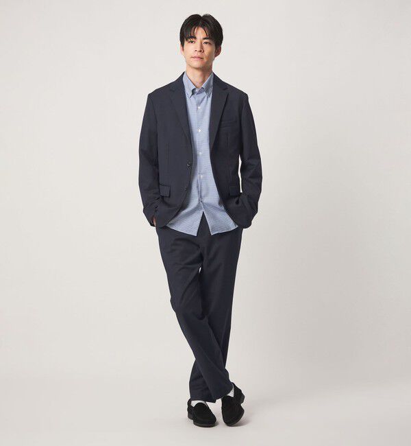 UNITED ARROWS green label relaxing「ウォッシャブル サージ ナロー ジャケット -２WAYストレッチ-」|テーラードジャケット|