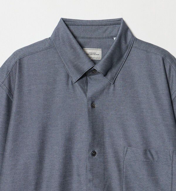 UNITED ARROWS green label relaxing「エブリット TC ツイル ジャージー スナップ ボタンダウン シャツ -ストレッチ・イージーアイロン・吸水速乾」|シャツ・ブラウス|