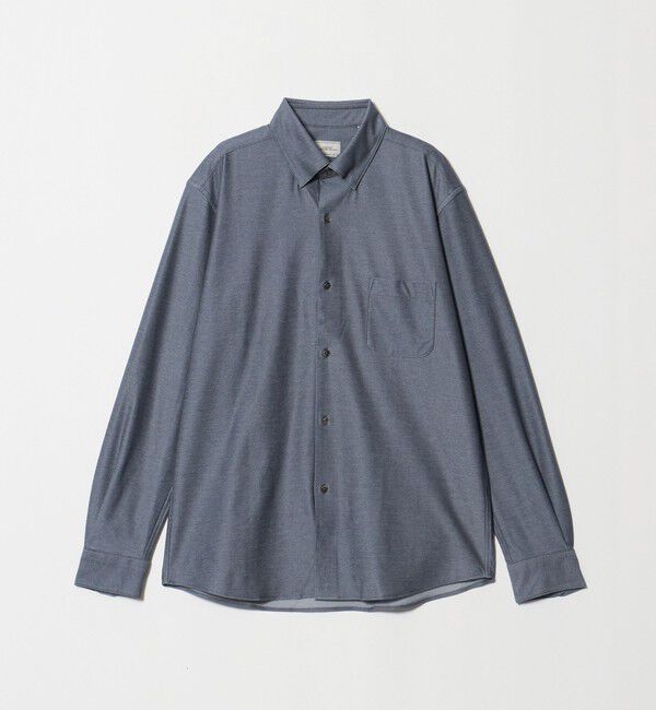 UNITED ARROWS green label relaxing「エブリット TC ツイル ジャージー スナップ ボタンダウン シャツ -ストレッチ・イージーアイロン・吸水速乾」|シャツ・ブラウス|