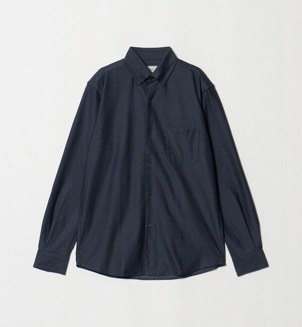 UNITED ARROWS green label relaxing「エブリット TC ツイル ジャージー スナップ ボタンダウン シャツ -ストレッチ・イージーアイロン・吸水速乾」|シャツ・ブラウス|