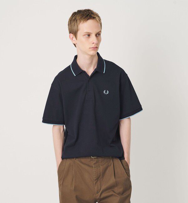 BEAUTY&YOUTH UNITED ARROWS「【別注】＜FRED PERRY＞ツインティップ ポロシャツ」|ポロシャツ|NAVY
