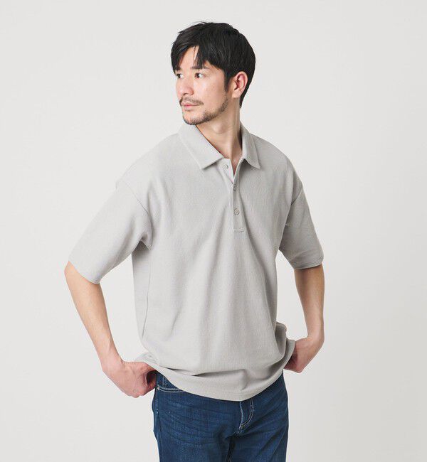 BEAUTY&YOUTH UNITED ARROWS「【WEB限定 WARDROBE SMART】エアリー カノコ ポロシャツ	【抗菌防臭・UVカット】」|ポロシャツ|