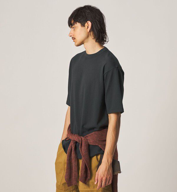 STEVEN ALAN「＜Steven Alan＞ アイレットメッシュ クルーネック Tシャツ」|Tシャツ・カットソー|