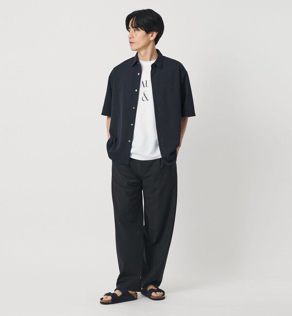 BEAUTY&YOUTH UNITED ARROWS「ドライ スムース ジャージー ショートスリーブシャツ 吸水速乾」|シャツ・ブラウス|
