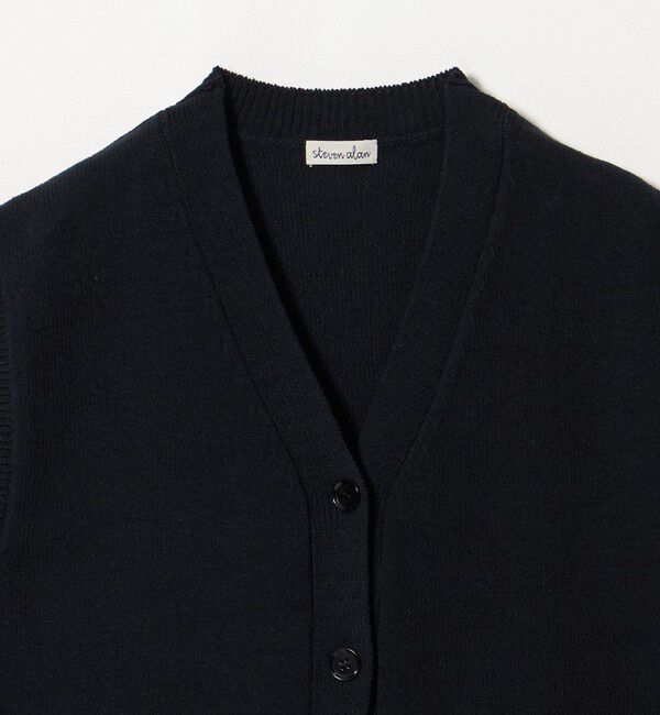 STEVEN ALAN「＜Steven Alan＞コットン ナイロン Vネック ベスト」|ベスト・ジレ|