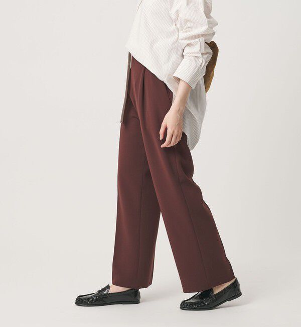 BEAUTY&YOUTH UNITED ARROWS「レギュラー ストレート タックパンツ ウォッシャブル 防シワ」|その他|