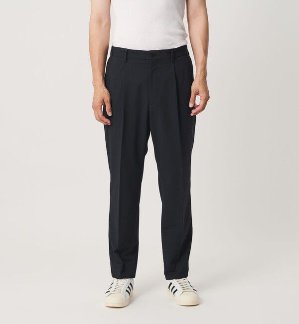 BEAUTY&YOUTH UNITED ARROWS「MIXED-WOOL イージー スラックス NO.5 タテヨコストレッチ ウォッシャブル セットアップ対応」|チノ|