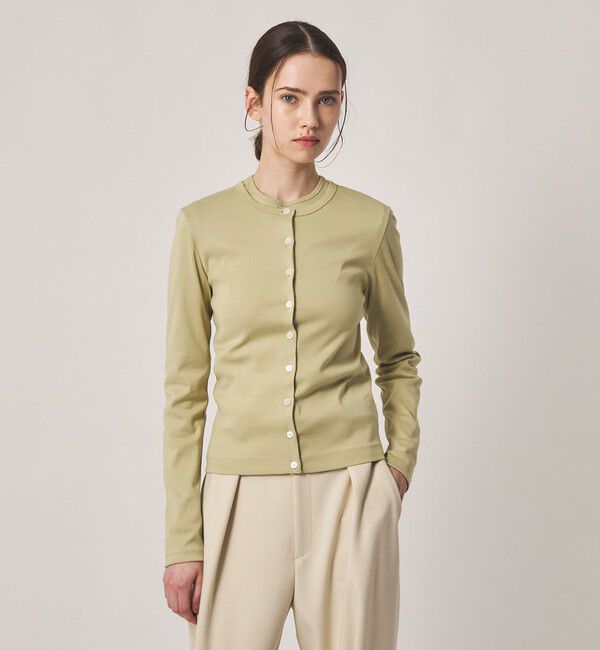 STEVEN ALAN「＜Steven Alan＞コットン フライス カーディガン」|カーディガン|
