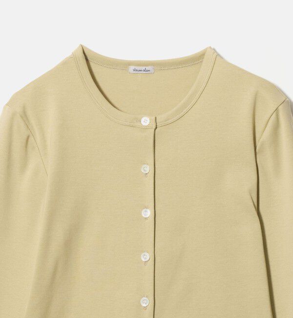 STEVEN ALAN「＜Steven Alan＞コットン フライス カーディガン」|カーディガン|