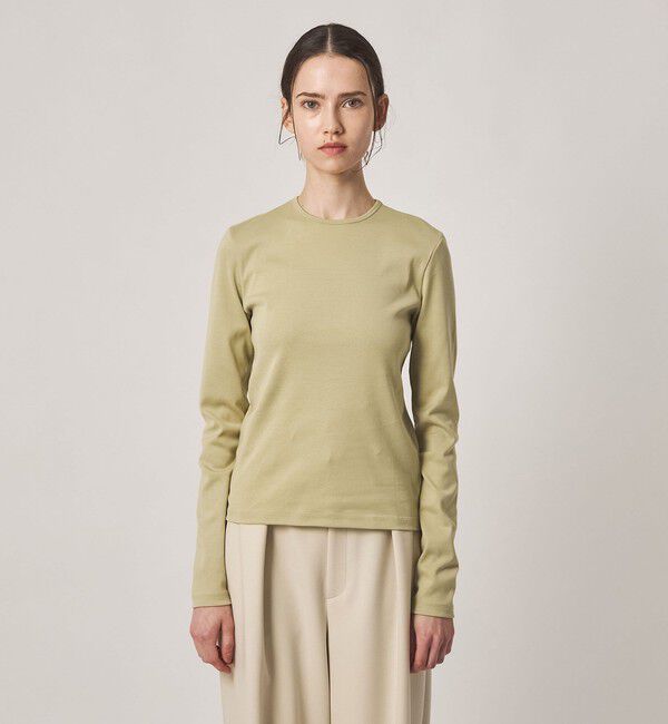 STEVEN ALAN「＜Steven Alan＞コットン フライス ロングスリーブ プルオーバー」|Tシャツ・カットソー|