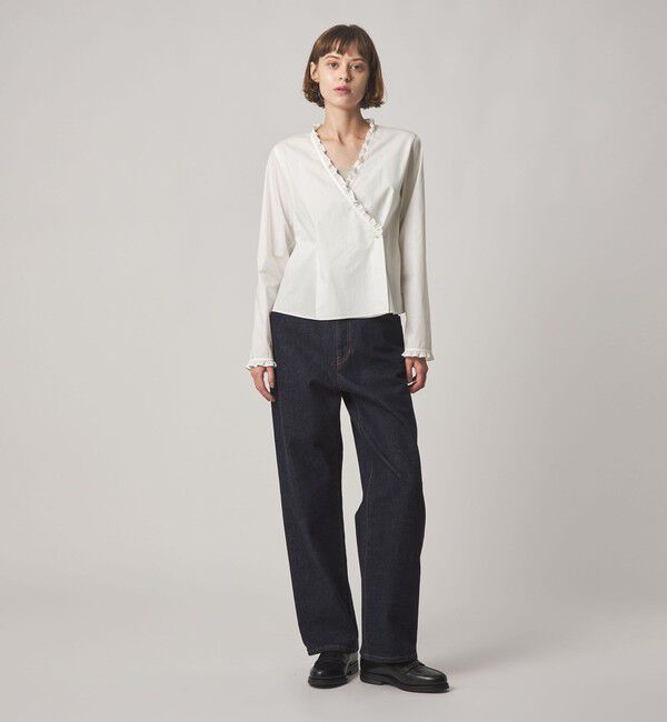 STEVEN ALAN「＜Steven Alan＞カシュクール フリル ブラウス」|シャツ・ブラウス|