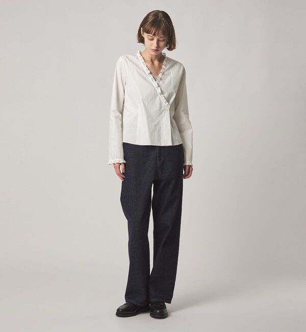 STEVEN ALAN「＜Steven Alan＞カシュクール フリル ブラウス」|シャツ・ブラウス|