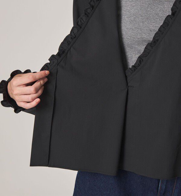 STEVEN ALAN「＜Steven Alan＞カシュクール フリル ブラウス」|シャツ・ブラウス|