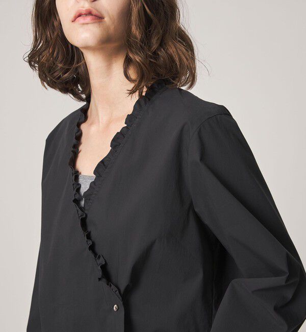 STEVEN ALAN「＜Steven Alan＞カシュクール フリル ブラウス」|シャツ・ブラウス|