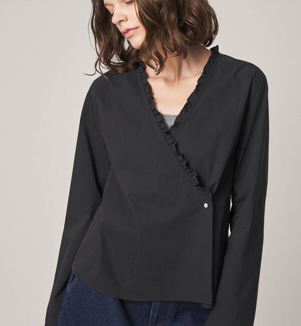 STEVEN ALAN「＜Steven Alan＞カシュクール フリル ブラウス」|シャツ・ブラウス|