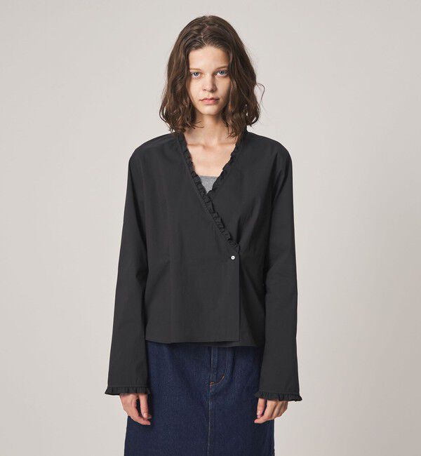 STEVEN ALAN「＜Steven Alan＞カシュクール フリル ブラウス」|シャツ・ブラウス|