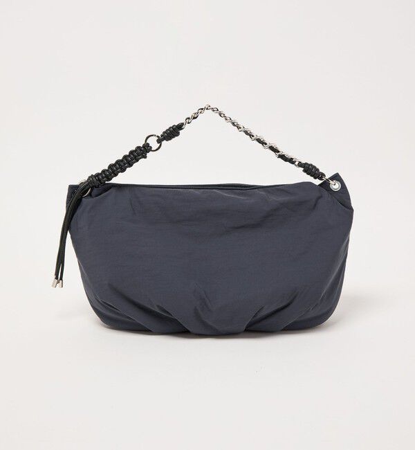BEAUTY&YOUTH UNITED ARROWS「【別注】＜LE VERNIS＞チェーン&times;コード ハンドル ショルダーバッグ」|ショルダー・メッセンジャー|NAVY