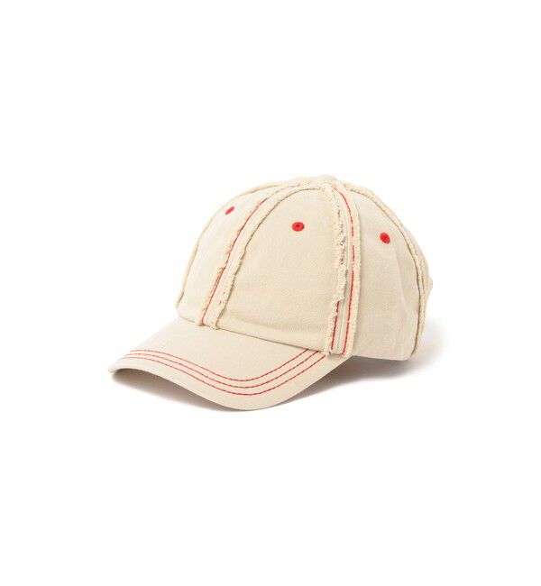 Ray BEAMS 「配色 ステッチ キャップ　　日除け 紫外線対策 夏素材 レジャー アウトドア 夏コーデ」|その他|