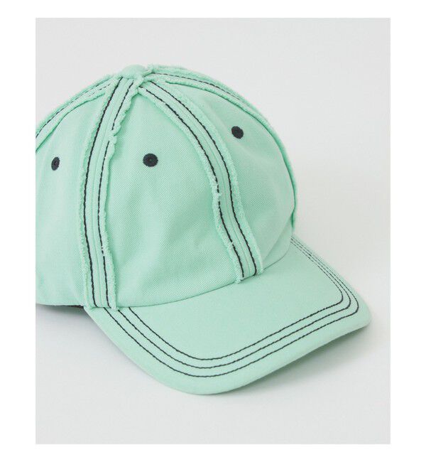 Ray BEAMS 「配色 ステッチ キャップ　　日除け 紫外線対策 夏素材 レジャー アウトドア 夏コーデ」|その他|MINT.GRN