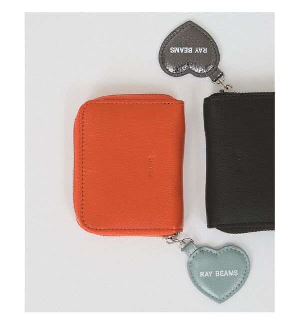 Ray BEAMS 「【別注】BEAURE / ジップ ウォレット」|ポーチ|ORANGE