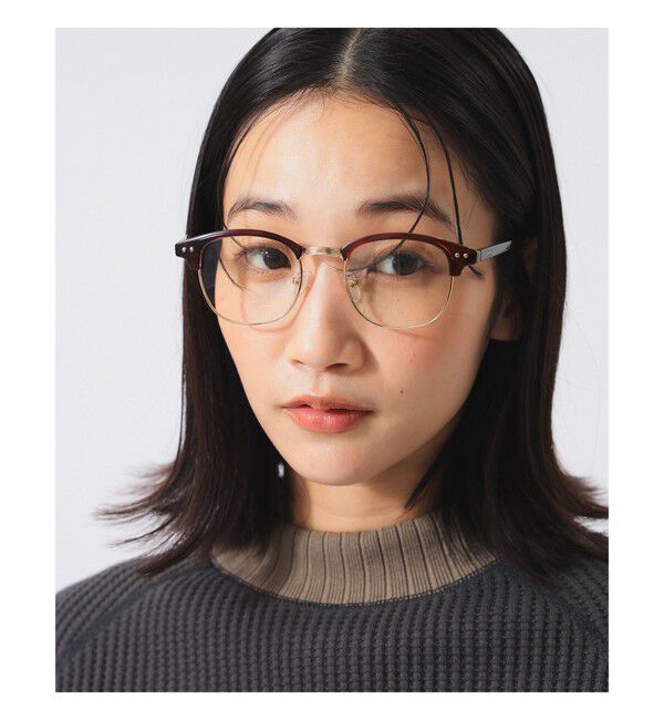 BEAMSBOY「ブロー型 レンズ メガネ」|その他|BROWN