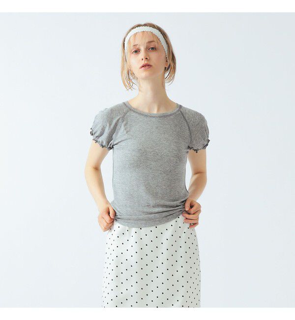 Ray BEAMS 「ラグラン パフ スリーブ Tシャツ」|Tシャツ・カットソー|
