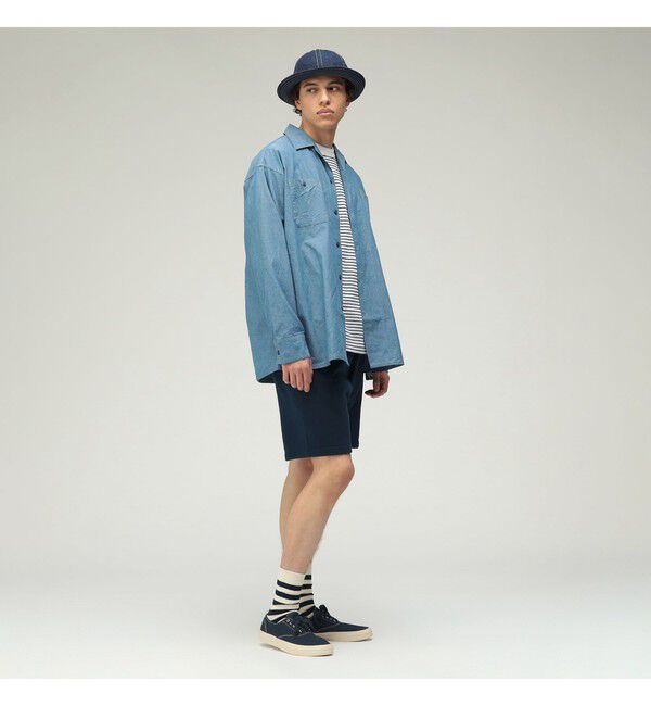 BEAMS PLUS「MIL Open Collar Chambray」|シャツ・ブラウス|