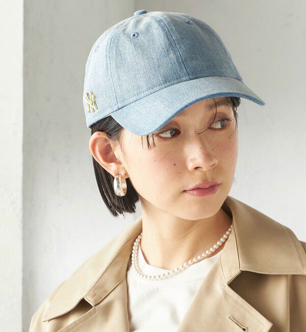 SHIPS for women「《追加予約》【SHIPS別注】NEW ERA:ピンズ付 キャップ」|キャップ・キャスケット|ライトブルー