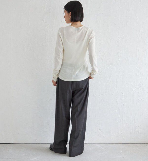 SHIPS for women「Wai＋:〈手洗い可能〉オーガニックコットン カットソー」|Tシャツ・カットソー|