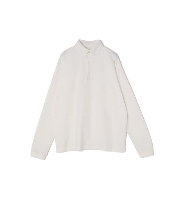 SHIPS any「SHIPS any:〈抗菌防臭/遮熱/UVカット機能等〉 鹿の子 ロングスリーブ ポロシャツ◇」|Tシャツ・カットソー|