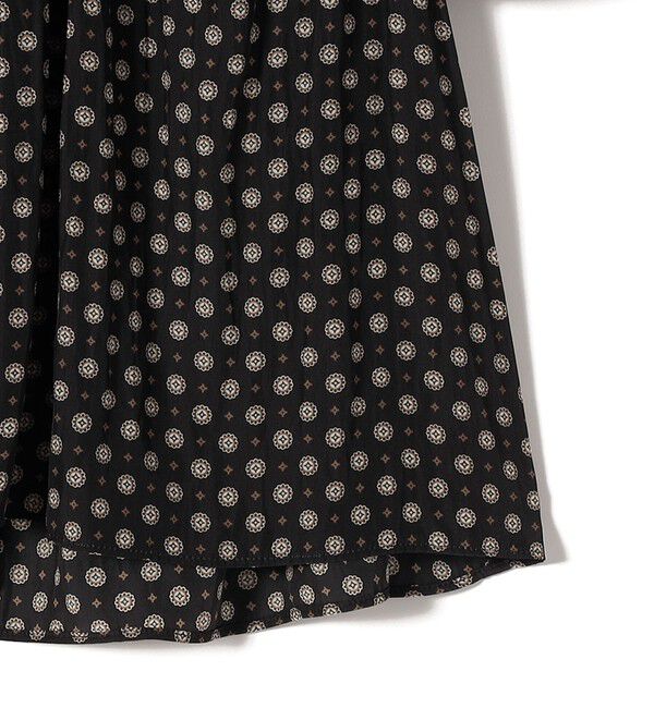 SHIPS for women「〈手洗い可能〉プリント カッセン ギャザー 半袖 ブラウス」|シャツ・ブラウス|