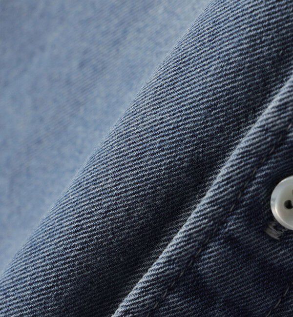 SHIPS for women「〈洗濯機可能〉7.8 oz デニム オーバー シャツ」|シャツ・ブラウス|