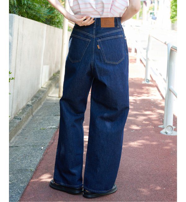 OUTDOOR PRODUCTS Usual Things「追加3 ULTライトデニムハイライズルーズ5PKT」|デニム|