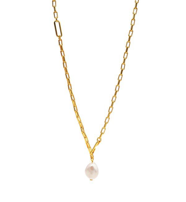 TOMORROWLAND GOODS「【別注】januka Chain w/Pearl ロングネックレス」|ネックレス|