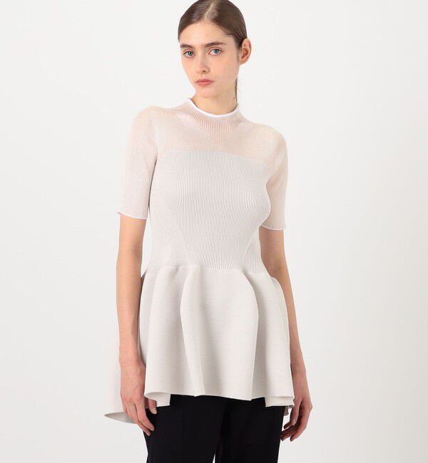 TOMORROWLAND BUYING WEAR「CFCL SHORT SLEEVE TOP ハーフスリーブプルオーバー」|ニット・セーター|