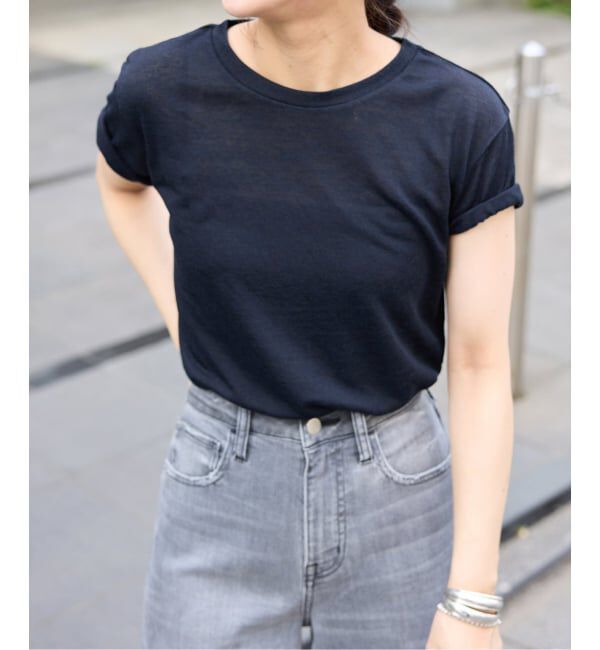 SLOBE IENA「《追加》スラブ5分袖TEE」|Tシャツ・カットソー|