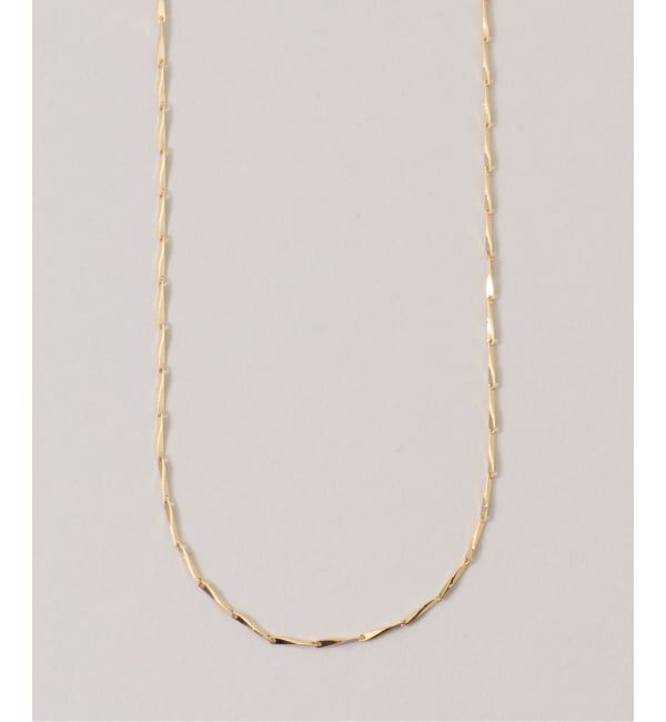 SLOBE IENA「Theia Jewelry/テイア ジュエリー ツイストチェーンネックレス 82046N0013」|ネックレス|