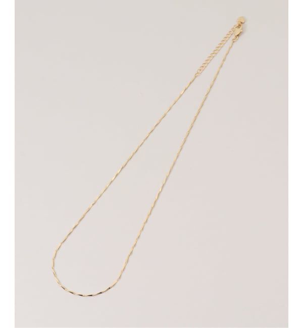 SLOBE IENA「Theia Jewelry/テイア ジュエリー ツイストチェーンネックレス 82046N0013」|ネックレス|