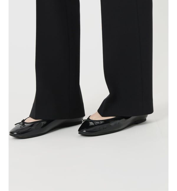 IENA「《セットアップ対応》カットジョーゼットスティックパンツ」|スラックス|