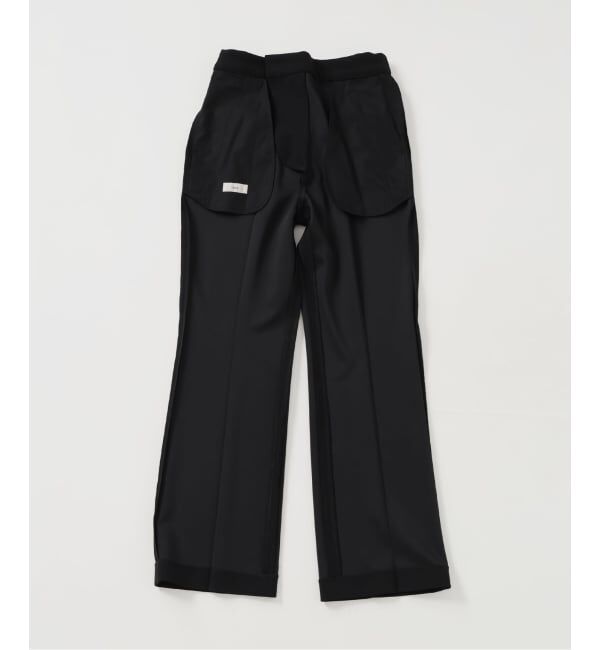 IENA「《セットアップ対応》カットジョーゼットスティックパンツ」|スラックス|