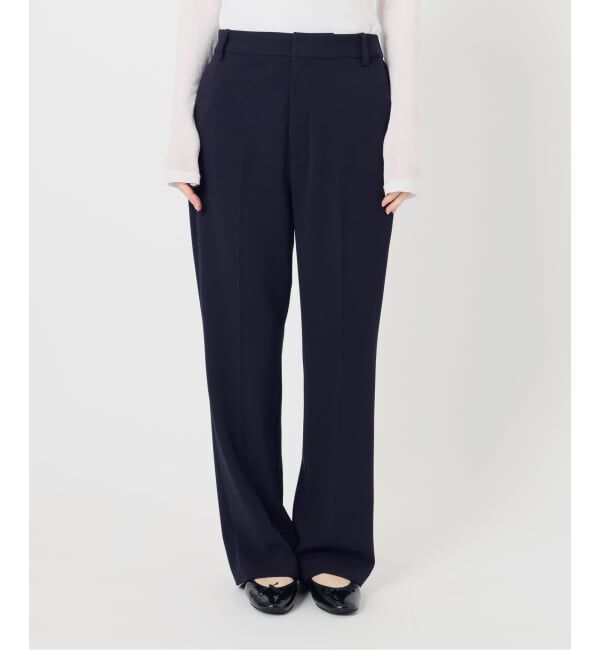 IENA「《セットアップ対応》カットジョーゼットスティックパンツ」|スラックス|