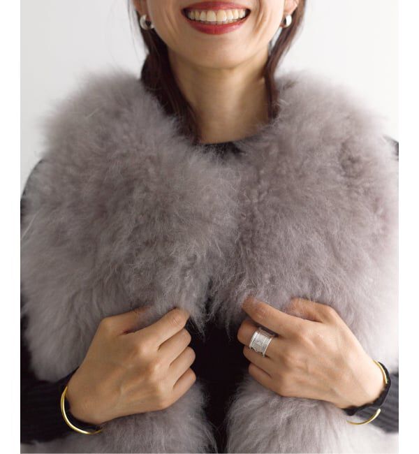 VERMEIL par iena「Cashmere Fur gilet」|その他|