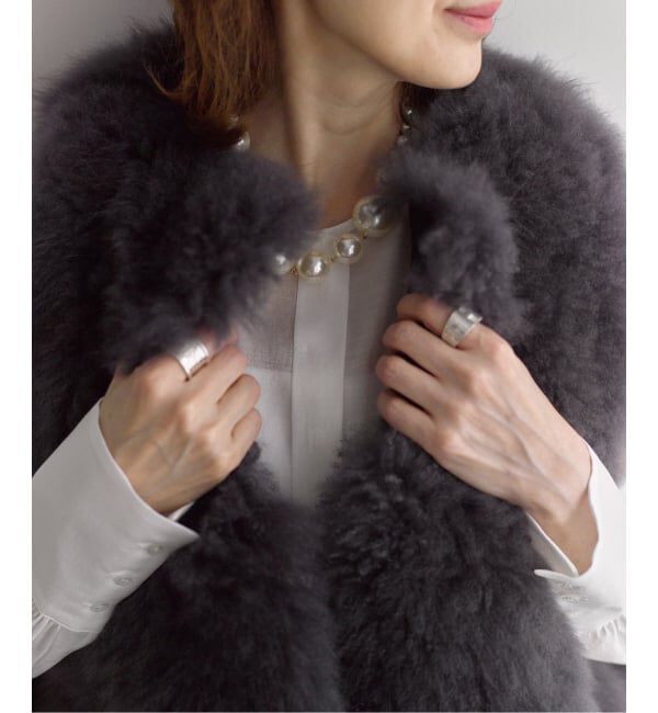 VERMEIL par iena「Cashmere Fur gilet」|その他|