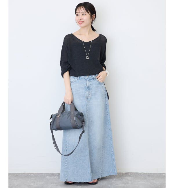 SLOBE IENA「《シリーズあり》LE DENIM RADIAL FLAREデニムスカート」|スカート|