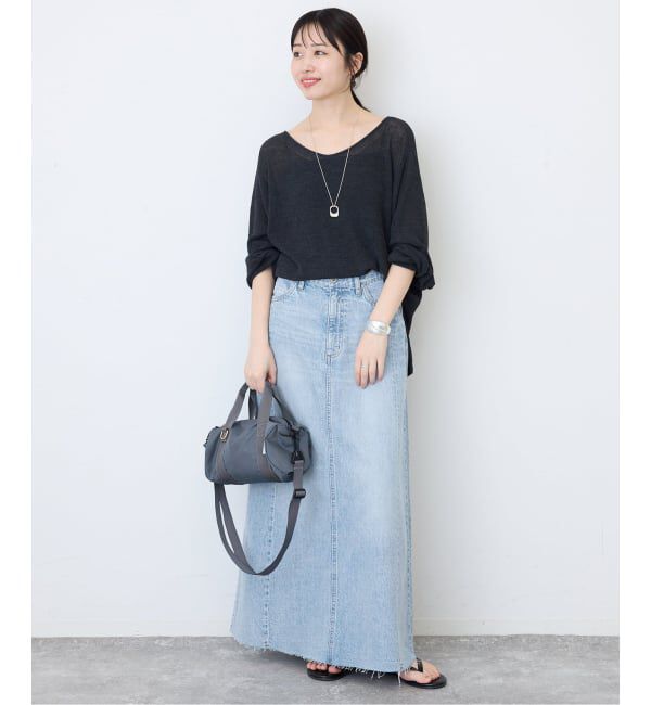 SLOBE IENA「《シリーズあり》LE DENIM RADIAL FLAREデニムスカート」|スカート|