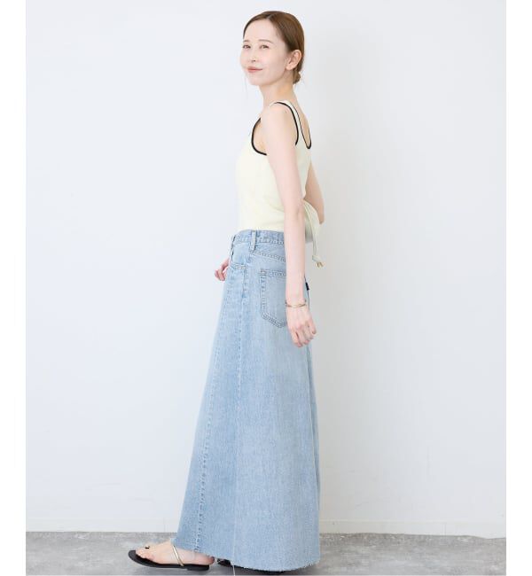 SLOBE IENA「《シリーズあり》LE DENIM RADIAL FLAREデニムスカート」|スカート|
